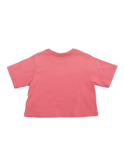 POLO RALPH LAUREN Pink cropped t-shirt