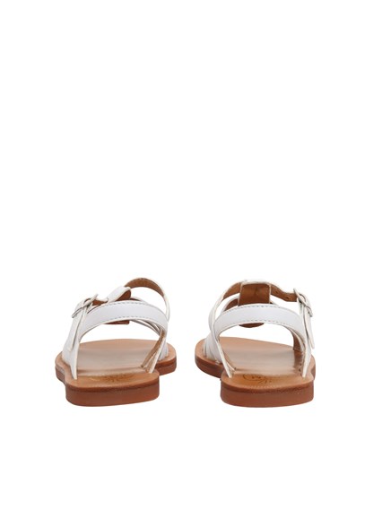 POM D'API White spider sandals