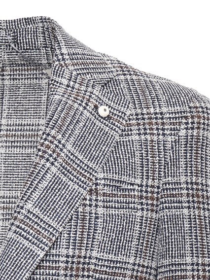 Brando-Lubiam Plaid patterned blazer