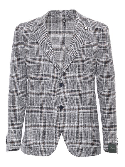 Brando-Lubiam Plaid patterned blazer