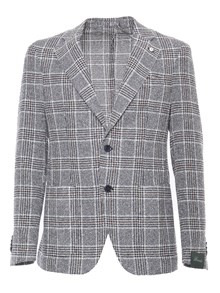 Brando-Lubiam Plaid patterned blazer