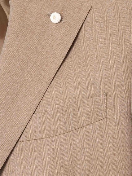 LUIGI BIANCHI Brown men's suit