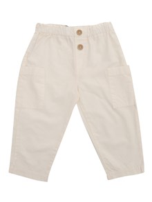 One More In The Family Cream trousers