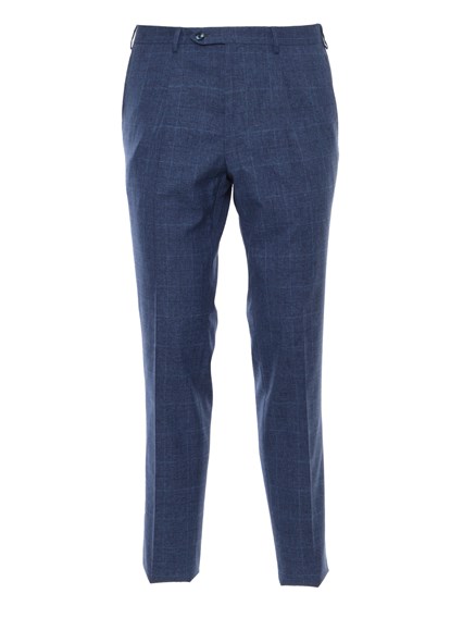 LUIGI BIANCHI Blue pinstripe suit