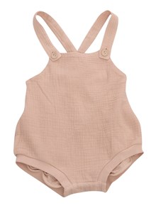 One More In The Family Short pink romper