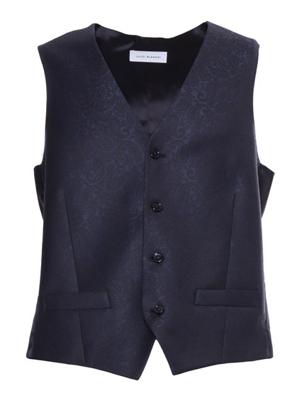 LUIGI BIANCHI Blue vest