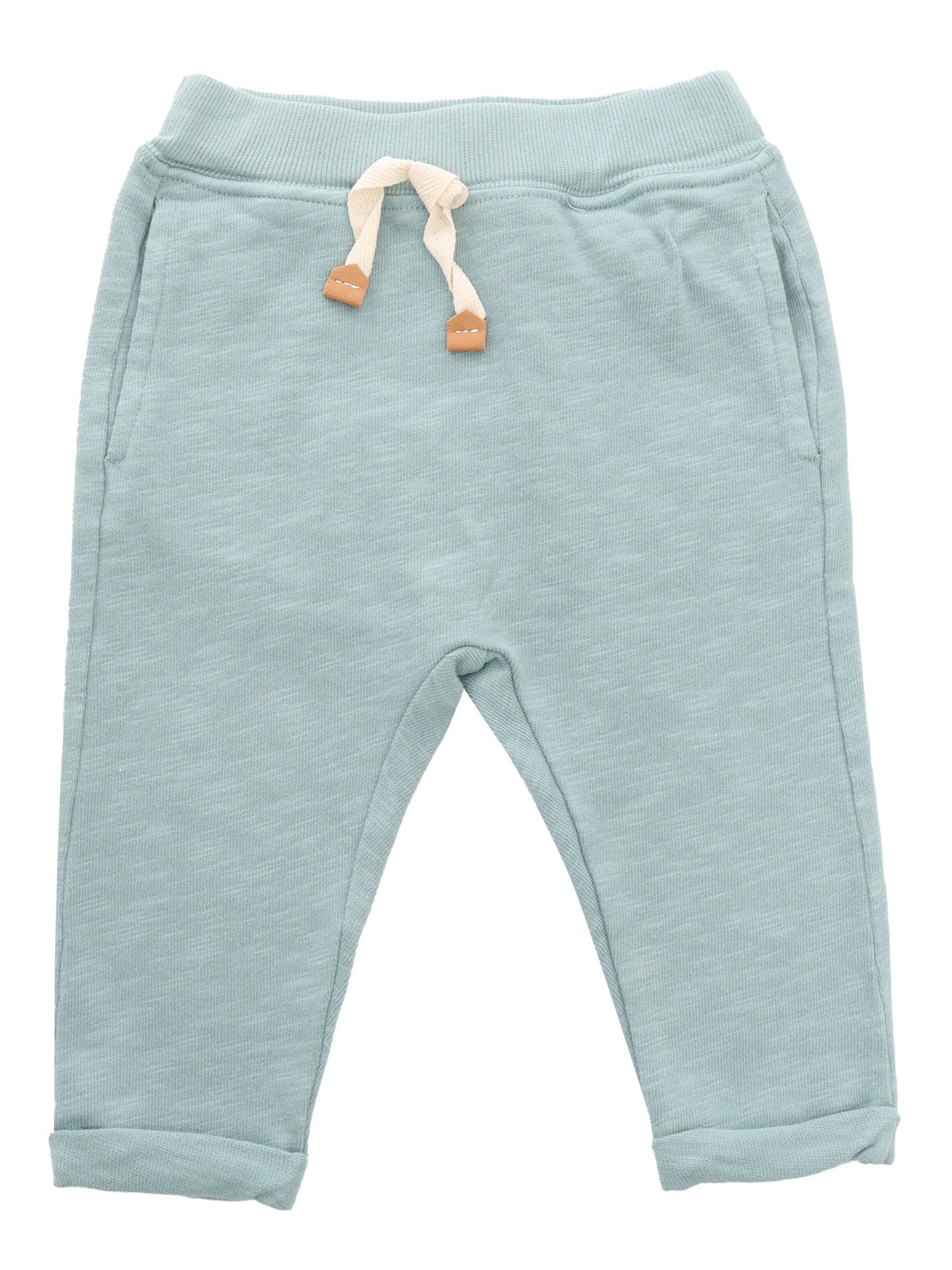One More In The Family Light Blue Joggers In Gray