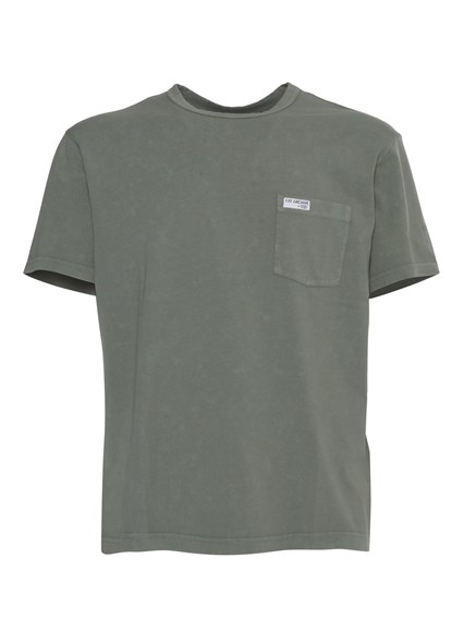 Fay Green military t-shirt