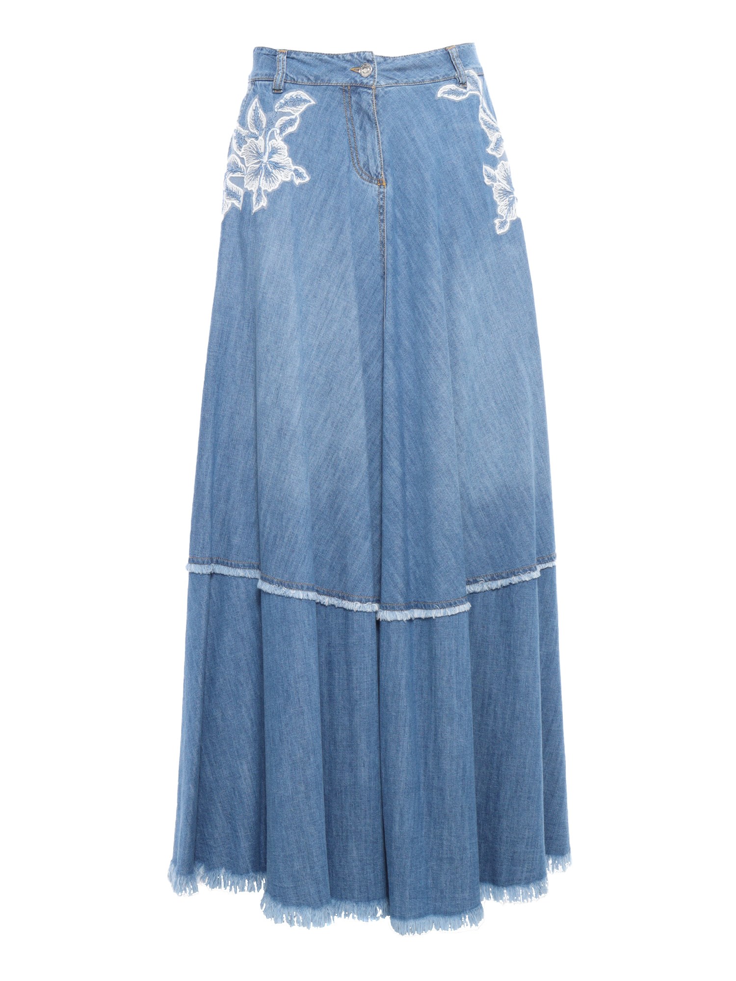 Ermanno Firenze Skirt In Light Blue