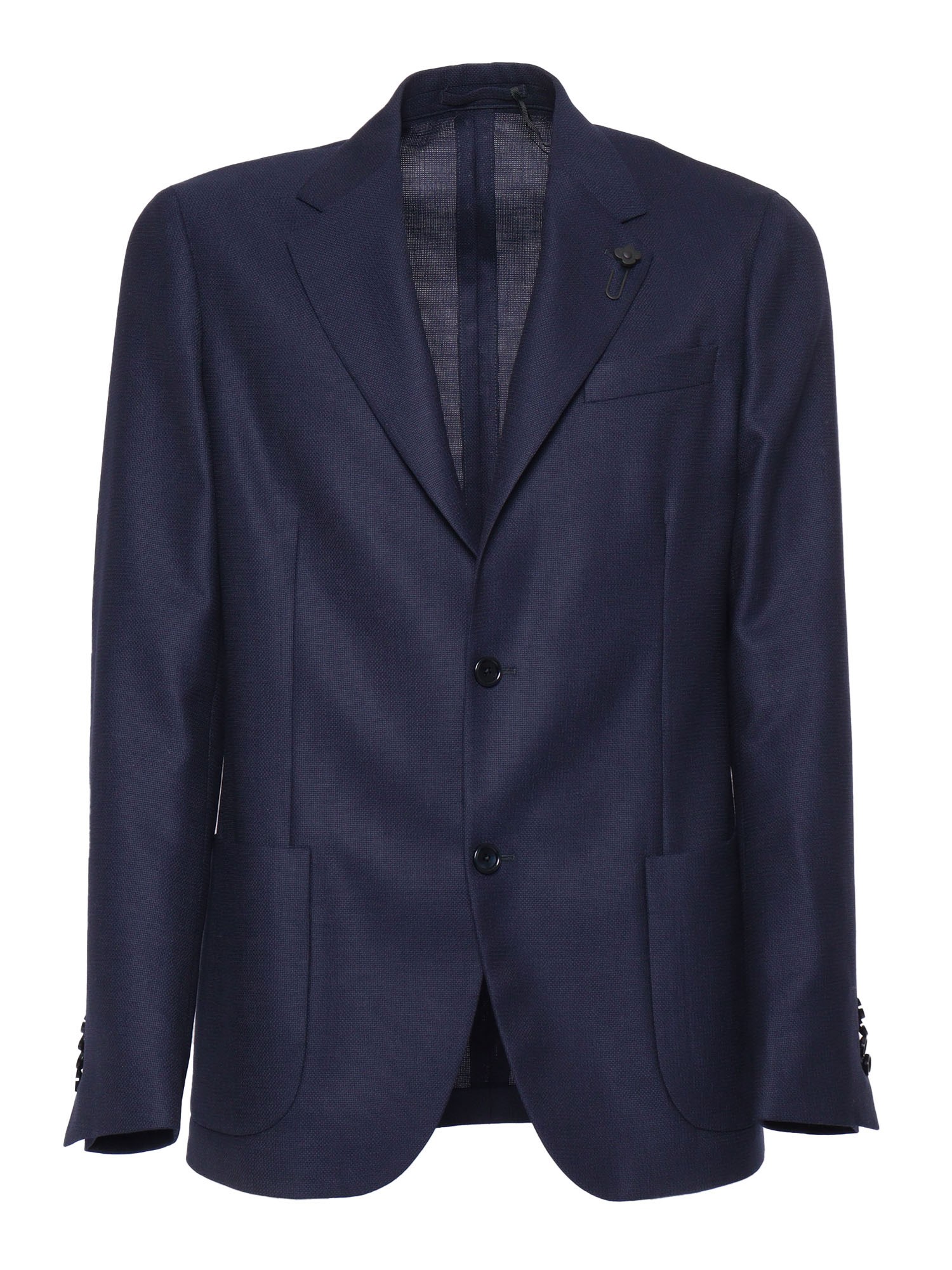 Lardini Single-breasted Jacket In Multi