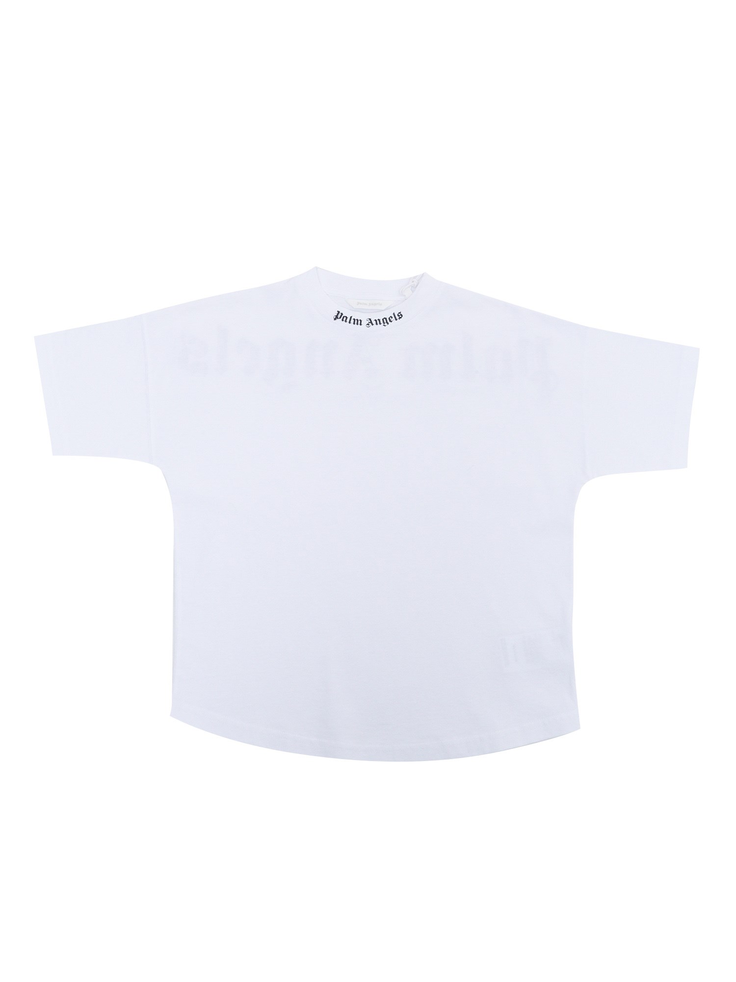 Palm Angels White Cropped T-shirt