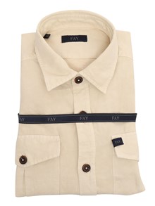 Fay Camicia beige