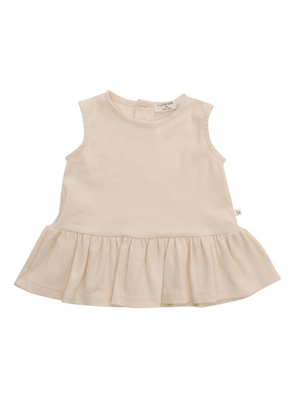 One More In The Family Beige dress