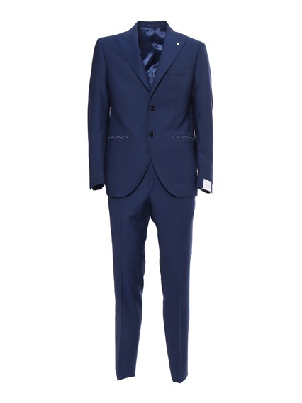 LUIGI BIANCHI Bright blue suit
