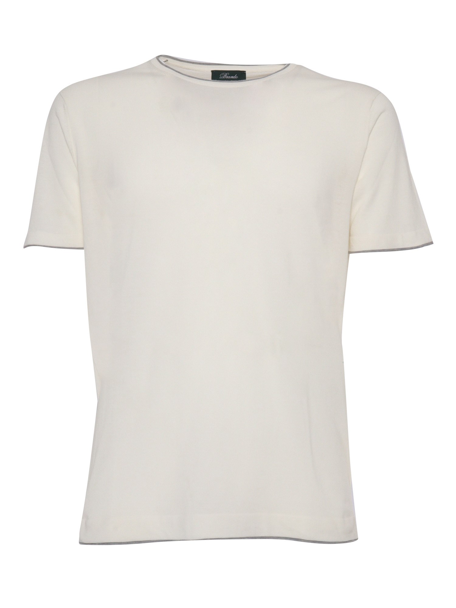 Brando-lubiam Gray Revo T-shirt In White
