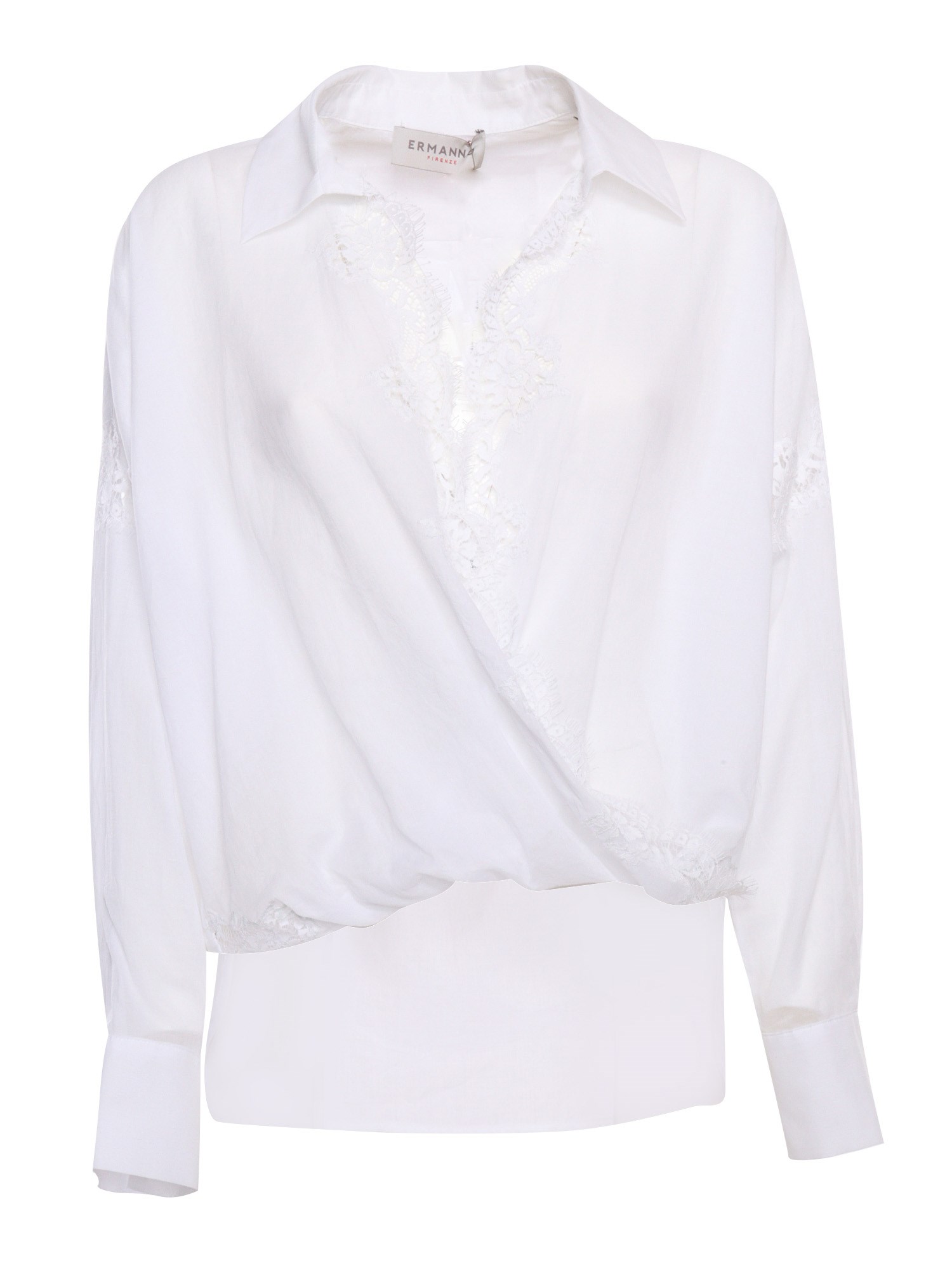 Shop Ermanno Firenze White Shirt