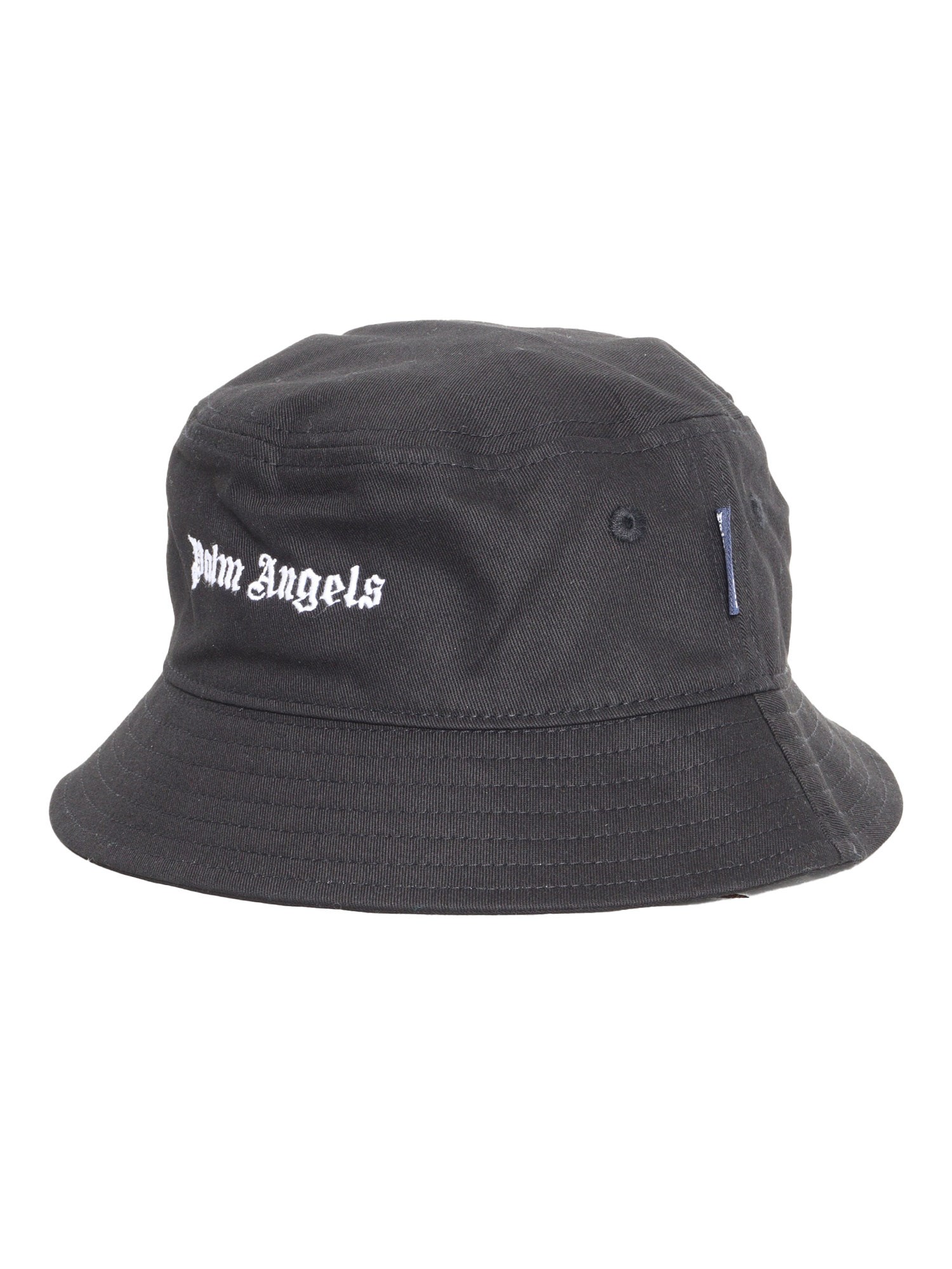 Shop Palm Angels Black Bucket Hat