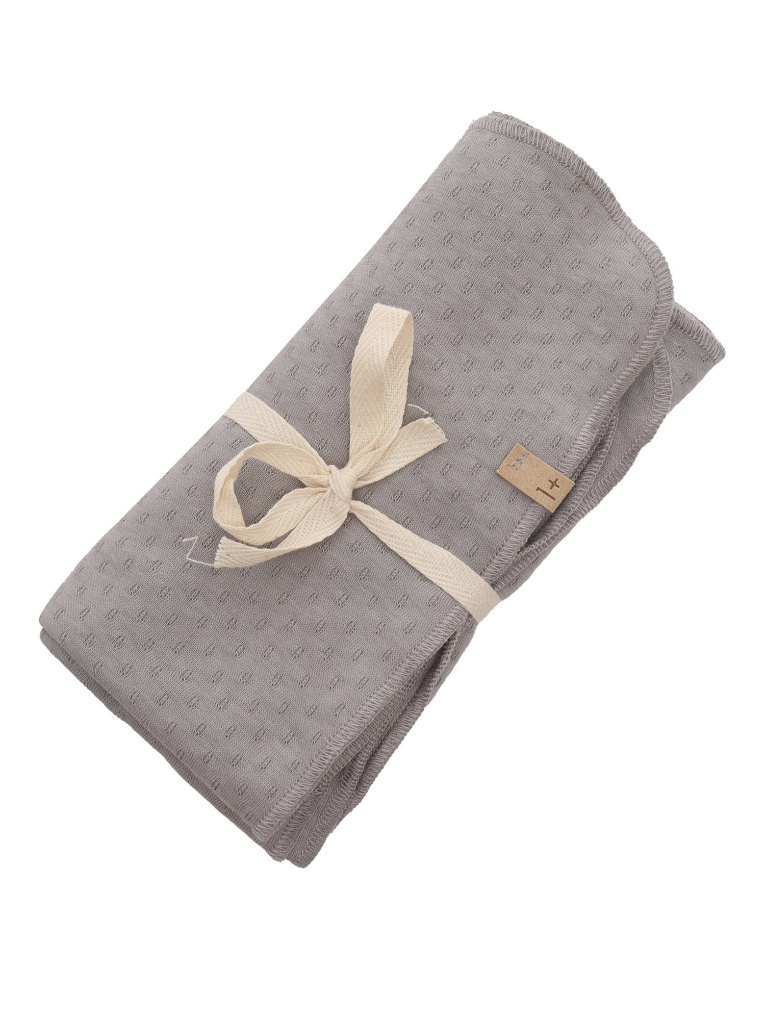 One More In The Family Gray Perforated Blanket