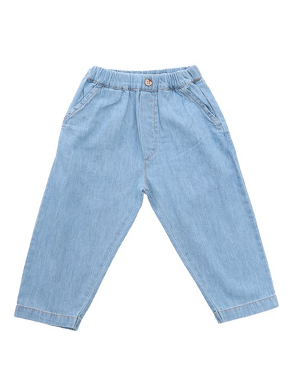 One More In The Family Denim trousers