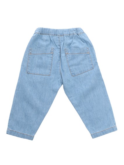 One More In The Family Denim trousers