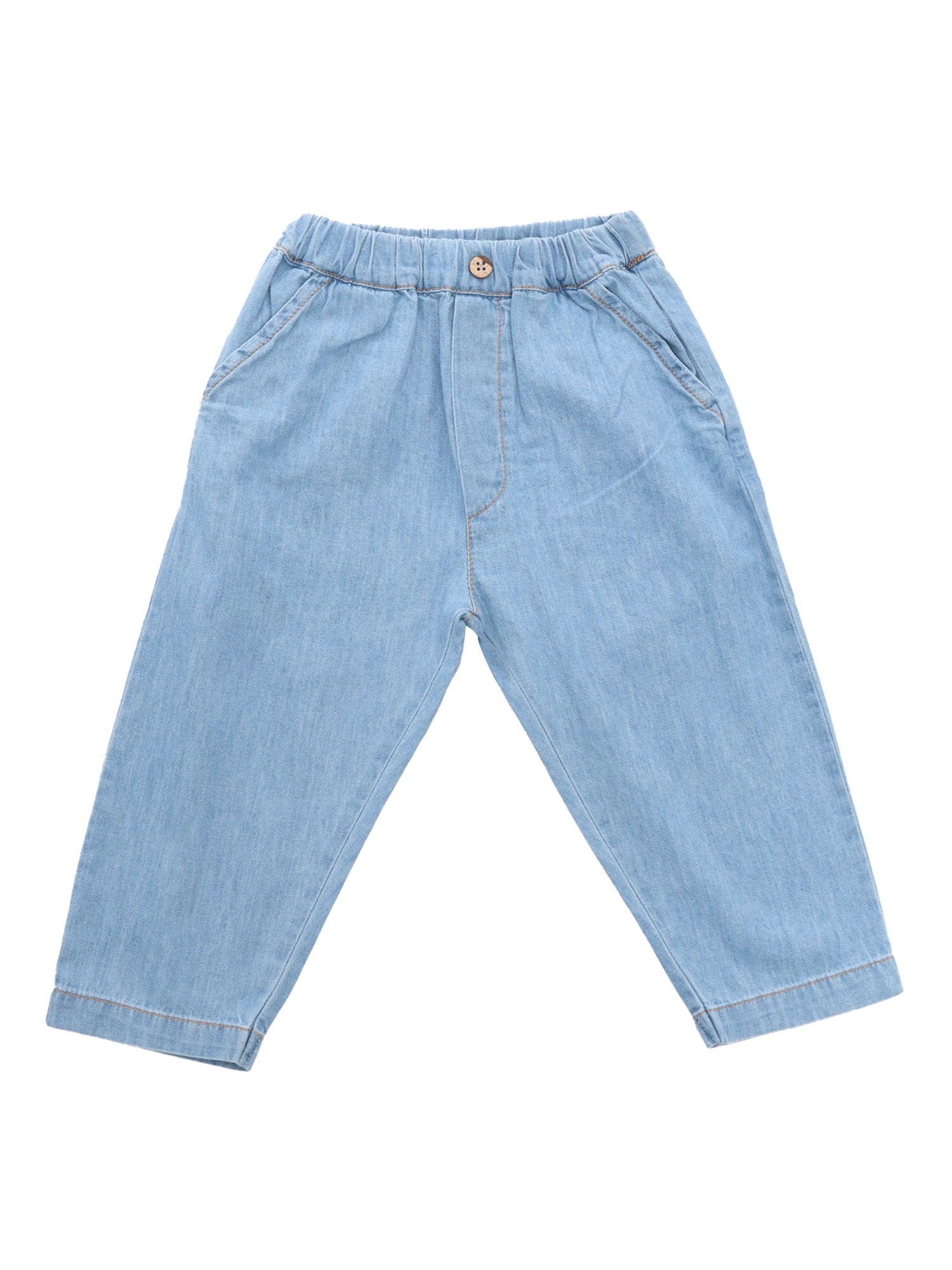 One More In The Family Denim Trousers In Blue