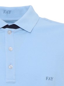 Fay Light blue polo