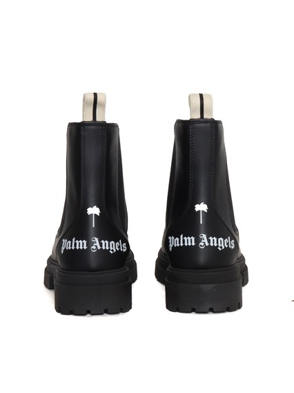 PALM ANGELS KIDS Black chelsea boots