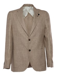 Lardini Blazer monopetto marrone