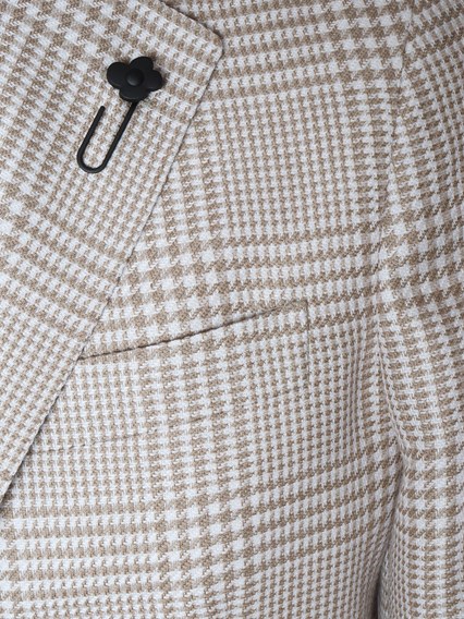 Lardini Tartan single-breasted blazer