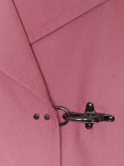 Fay Magenta double-breasted parka
