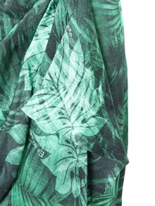 Ermanno Firenze Foresta green sarong skirt