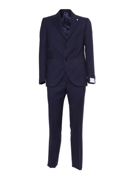 LUIGI BIANCHI Blue men's suit