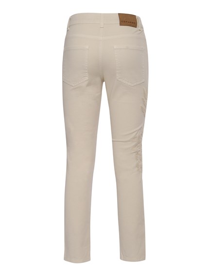 Ermanno Firenze Skinny beige jeans