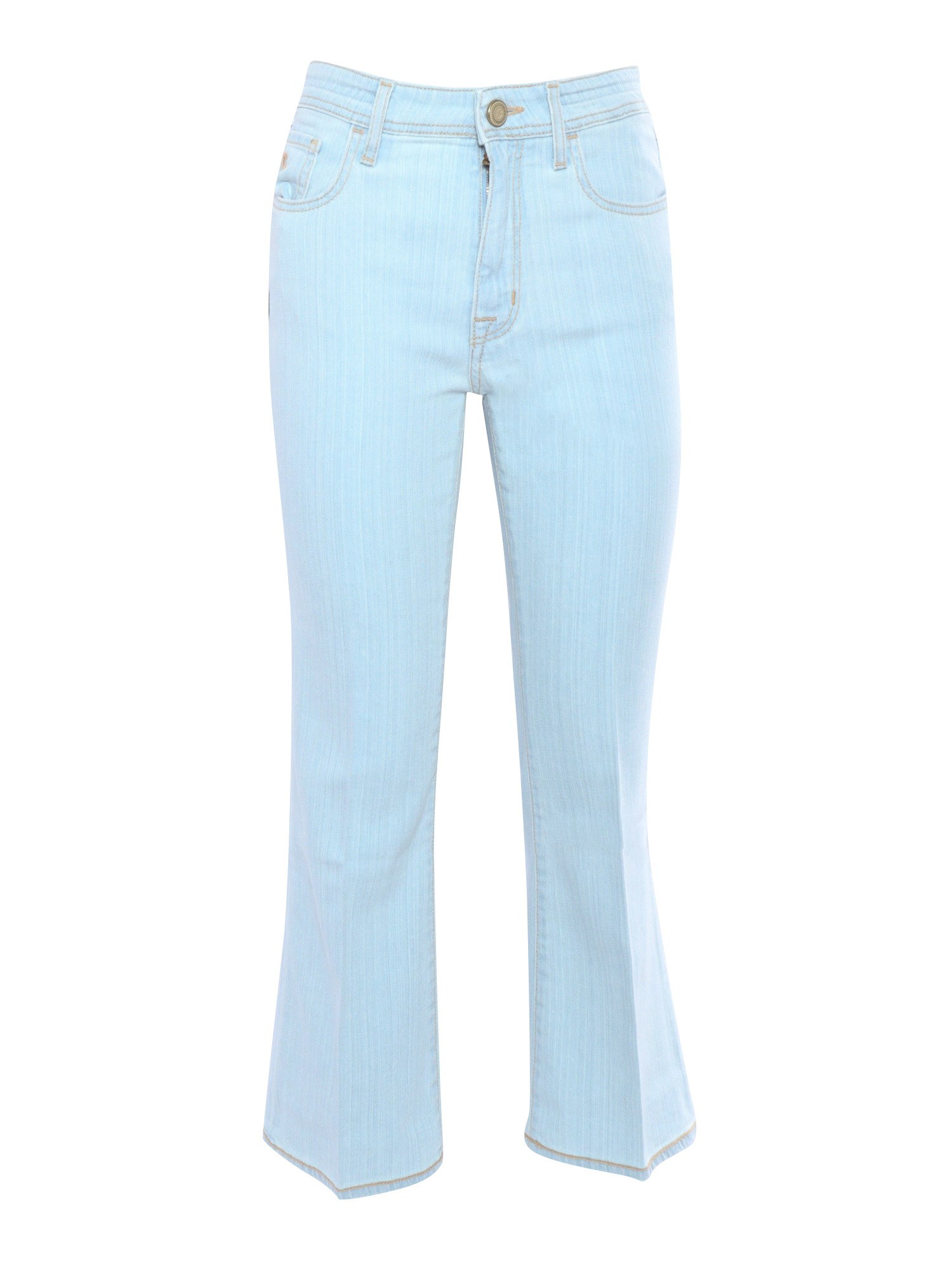 Jacob Cohen Light Blue 5 Pocket Jeans In Multi