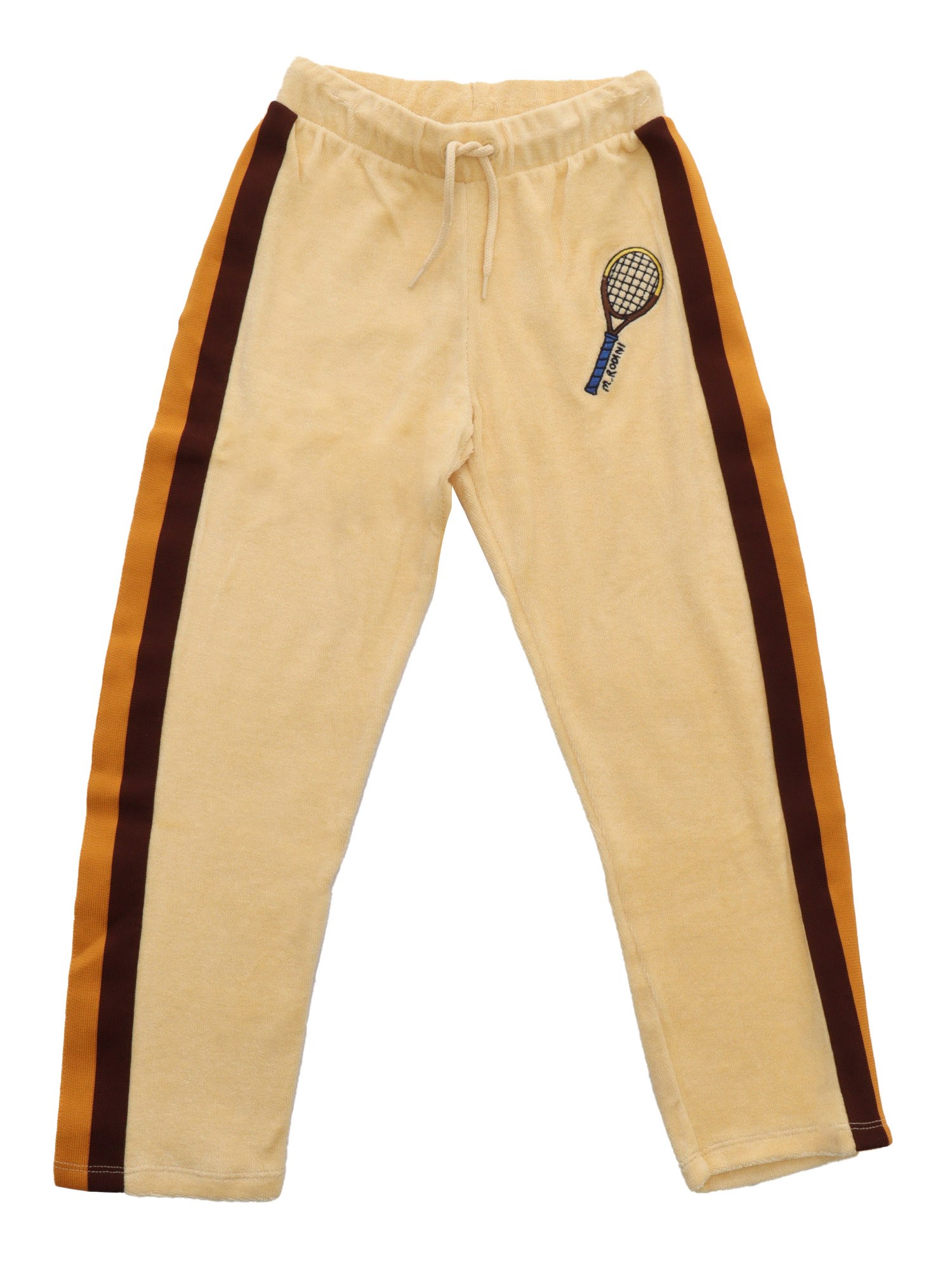 Mini Rodini Ocher Trousers In Yellow