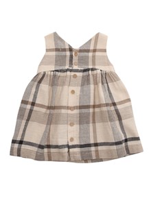 One More In The Family Sleeveless tartan dress