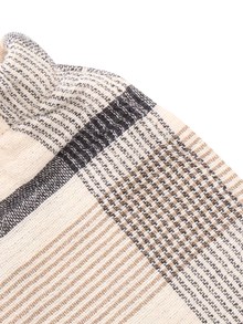 One More In The Family Tartan patterned trousers