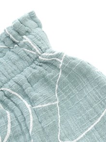 One More In The Family Light green shorts