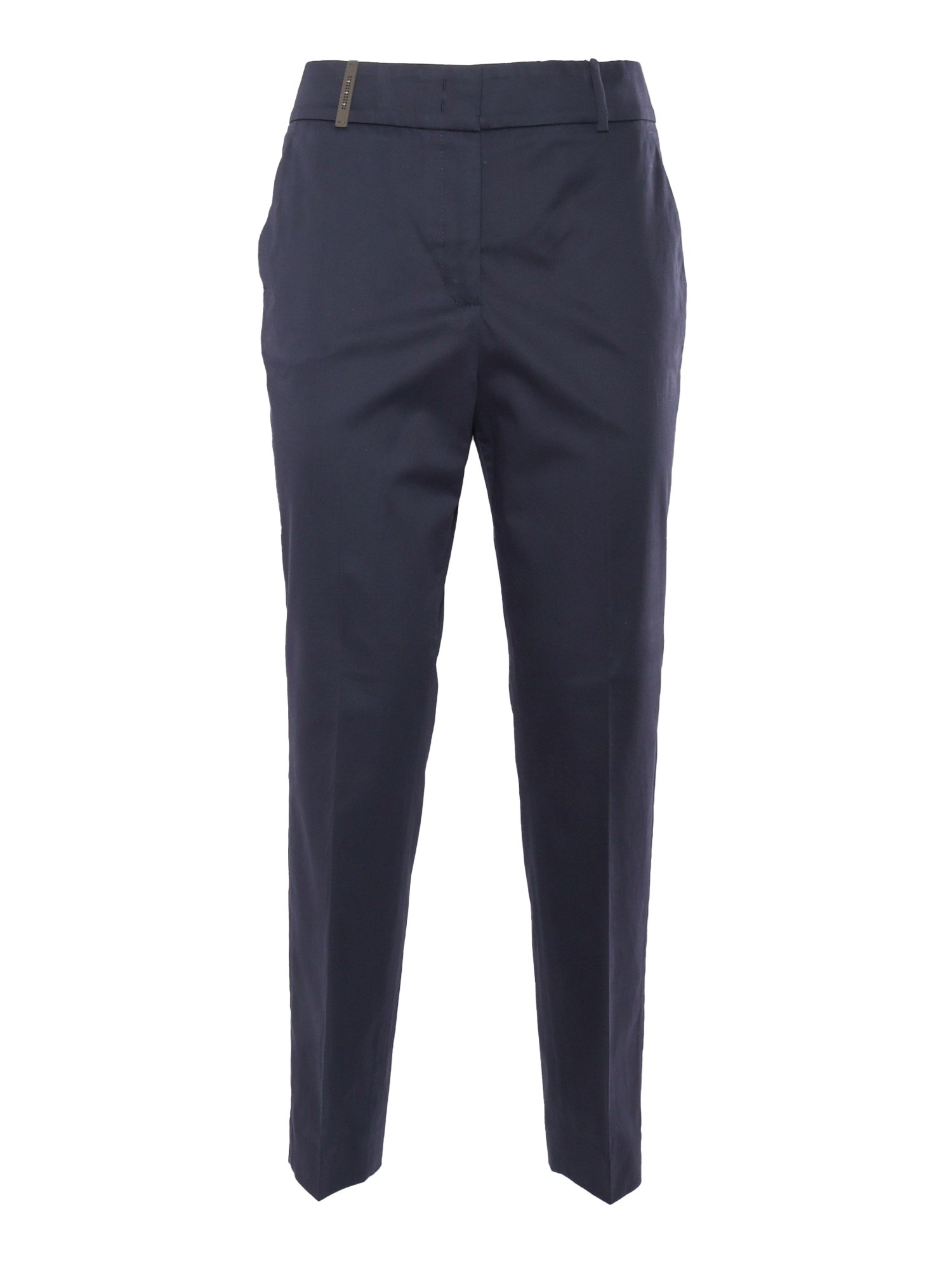 Peserico Pleated Zipper Casual Pants In Multi