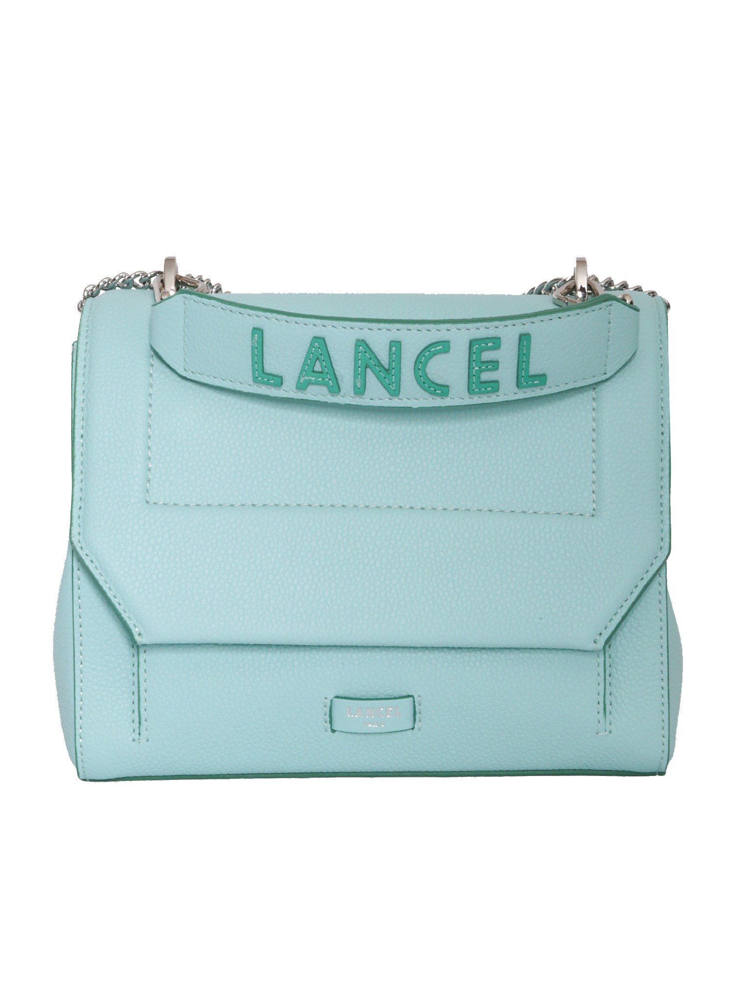 Shop Lancel Light Blue Rabat Bag In Green