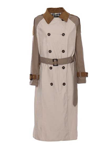 BARBOUR Double-breasted trench
