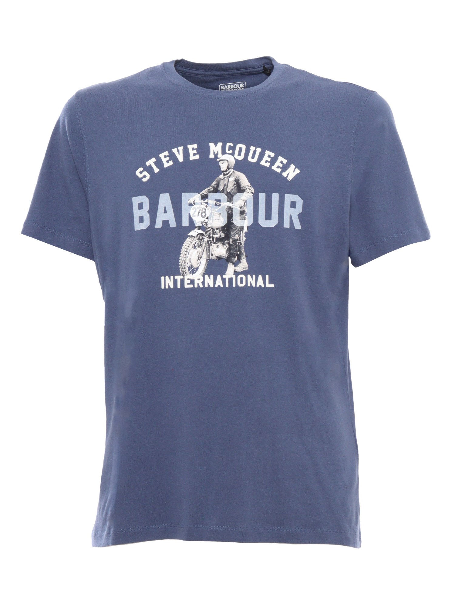 Barbour Blue Printed T-shirt