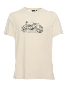 BARBOUR Beige printed t-shirt
