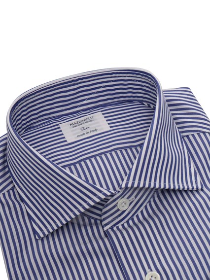 Mazzarelli Camicia a righe blu