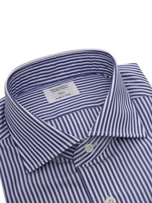 Mazzarelli Blue striped shirt