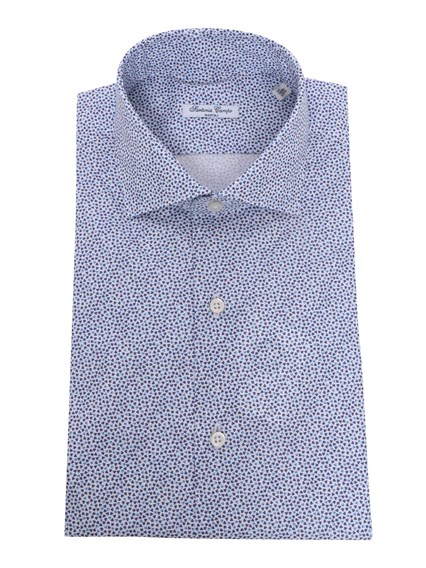 Sartoria Del Campo-Sonrisa Floral cotton shirt