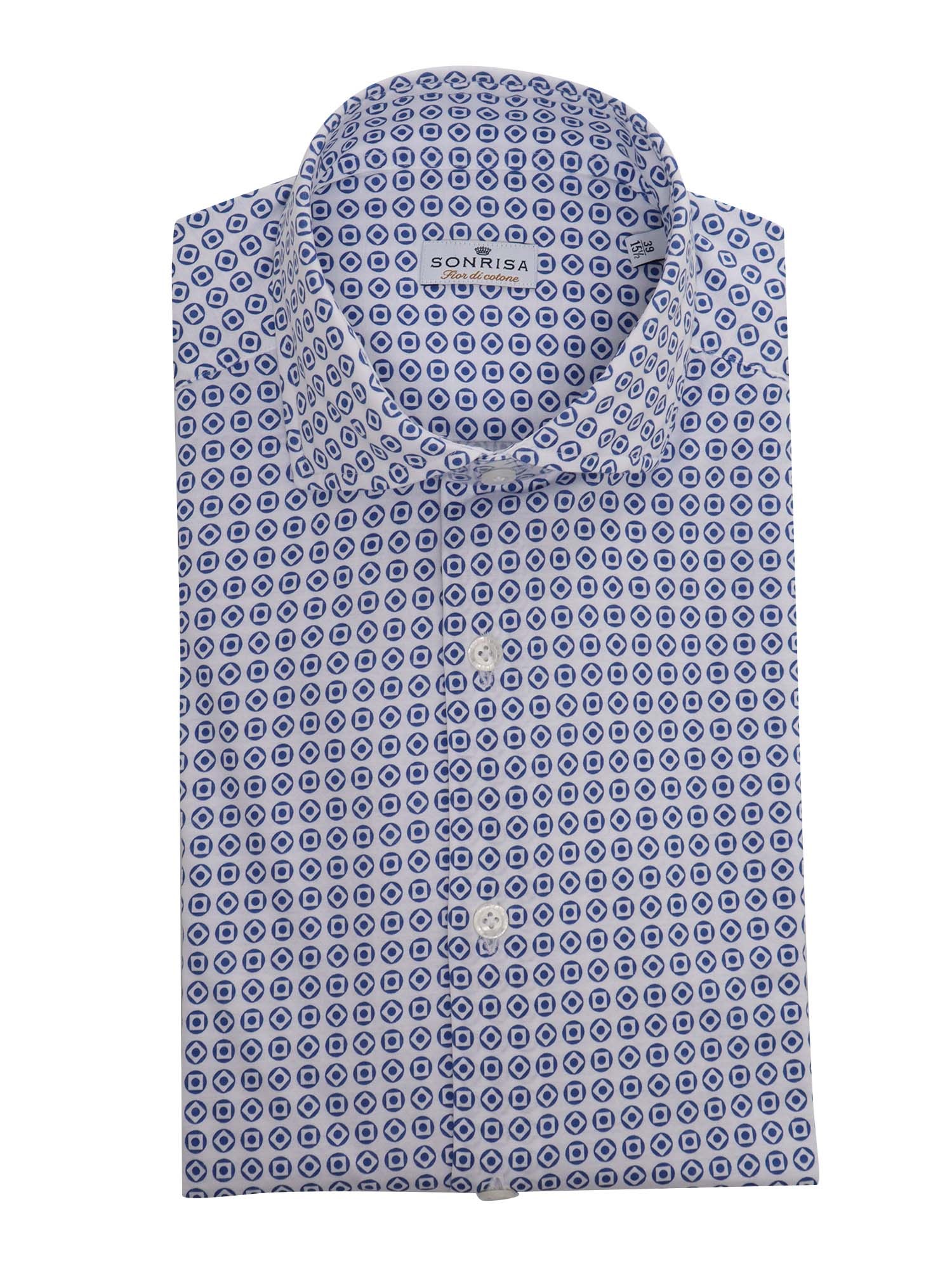 Sonrisa Shirt With Pattern In Blue