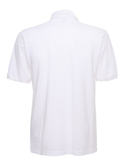 Fedeli White piquet polo