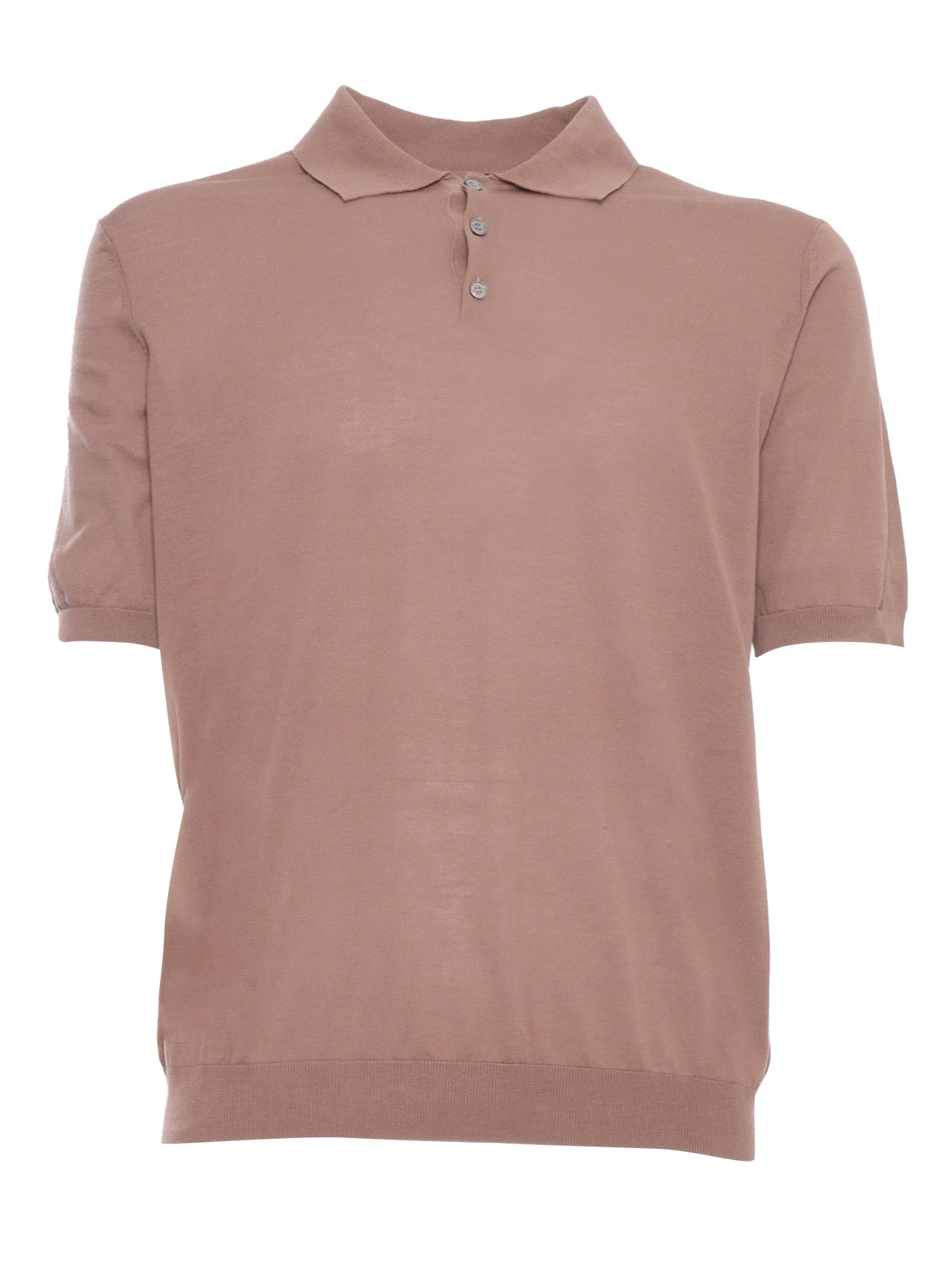 Ballantyne Terracotta Polo Shirt In Brown