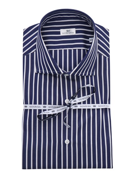 Sonrisa Blue and white striped shirt